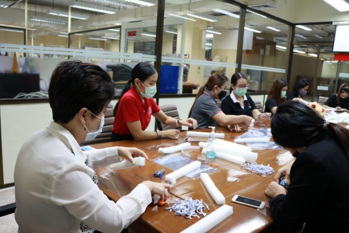 โรงแรมดวงตะวัน เชียงใหม่ ผลิต Face Shield