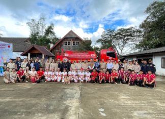 รัฐบาลญี่ปุ่นได้ให้การสนับสนุนรถบรรทุกน้ำอเนกประสงค์ แก่องค์การบริหารส่วนตำบลบ้านจันทร์ อำเภอกัลยาณิวัฒนา จังหวัดเชียงใหม่