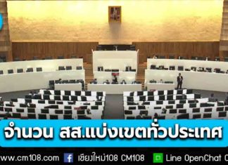 ราชกิจจาฯ ประกาศจำนวน สส.แบ่งเขตเลือกตั้งทั่วประเทศ ‘เชียงใหม่’ 10 เขต สส. 10 คน กรุงเทพฯ มากสุด 33 คน