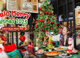 เริ่มแล้ววว!! Halo Merry Giftmas 2025 ที่ Grand Canyon Water Park อ.หางดง จ.เชียงใหม่ จัดเต็มความสุข มุมถ่ายรูปฉ่ำ ๆ พร้อมให้มาเก็บทุกความทรงจำดี ๆ ส่งท้ายปีนี้