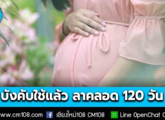 บังคับใช้แล้ว! เพิ่มสิทธิผู้ใช้แรงงาน เพิ่มวันลาคลอดเป็น 120 วัน คู่สมรสลาช่วย 15 วัน ได้ค่าจ้างเต็ม