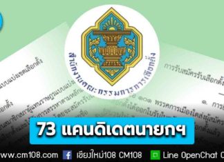 เปิดรายชื่อ 73 แคนดิเดตนายกฯ จาก 34 พรรค