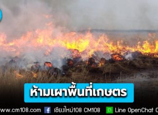 ย้ำ! ห้ามเผาพื้นที่เกษตรทั่วประเทศ ถึง 31 มี.ค. 69 สกัด PM2.5 ฝ่าฝืนโดนตัดสิทธิช่วยเหลือนาน 2 ปี