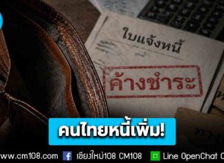 คนไทยหนี้เพิ่ม! แตะ 62.44% ค่าใช้จ่ายแต่ละวันเพิ่มสูงขึ้น กลุ่มอายุต่ำกว่า 29 ติดผ่อนออนไลน์