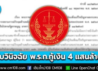 ศาลรัฐธรรมนูญ รับคำร้องวินิจฉัย พ.ร.ก. กู้เงิน 4 แสนล้าน ขัดรัฐธรรมนูญหรือไม่? สั่ง ครม. จัดทำคำชี้แจงภายใน 7 วัน