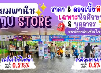พลาดไม่ได้!! นิยมพานิช CMU Store จัดโปรแรง จัดเต็ม!! เฉพาะนักศึกษาและบุคลากร มหาวิทยาลัยเชียงใหม่