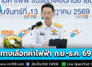 กกพ. เปิดรับฟังความคิดเห็นค่าไฟงวด ก.ย. – ธ.ค. 69 เสนอ 4 ทางเลือก 3.95 – 4.73 บาทต่อหน่วย