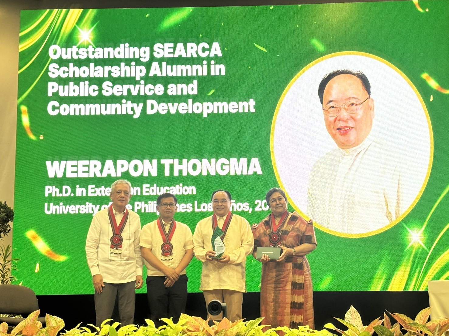 ขอแสดงความยินดีกับ รศ. ดร.วีระพล ทองมา อธิการบดี ม.แม่โจ้ ได้รับรางวัล Outstanding SEARCA Scholarship Alumni (OSSA) Awards 2026 ประเทศฟิลิปปินส์ รูปที่ 3