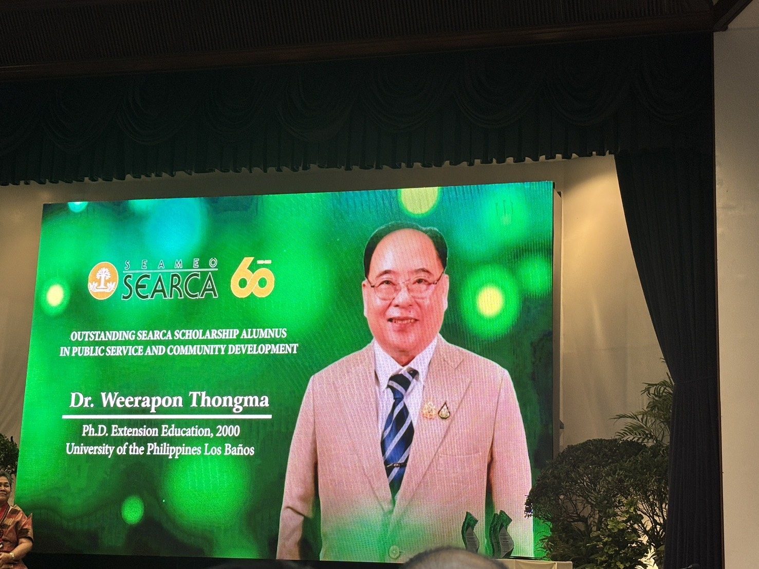 ขอแสดงความยินดีกับ รศ. ดร.วีระพล ทองมา อธิการบดี ม.แม่โจ้ ได้รับรางวัล Outstanding SEARCA Scholarship Alumni (OSSA) Awards 2026 ประเทศฟิลิปปินส์ รูปที่ 4